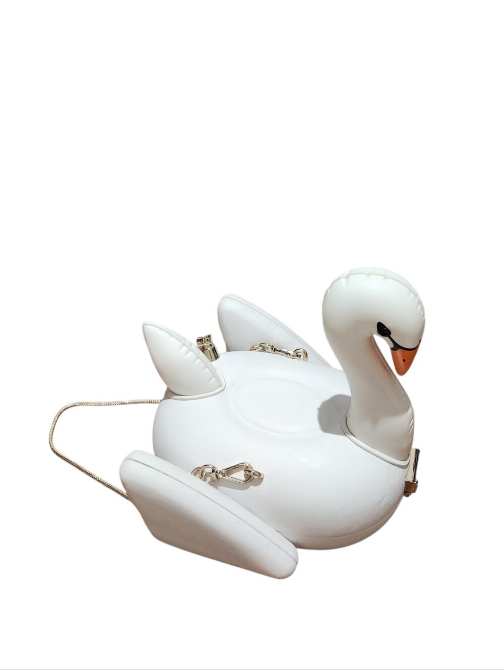 KATE SPADE Checking In 3D SWAN Pool Float Bag Rare Novelty Bag Collector - Picture 3 of 11